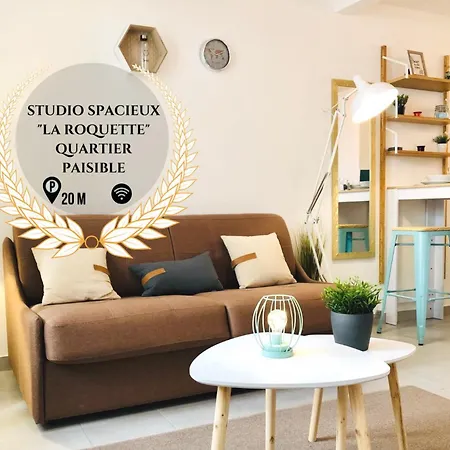 Apartment Studio Serenite-la Roquette-rue Tres Calme